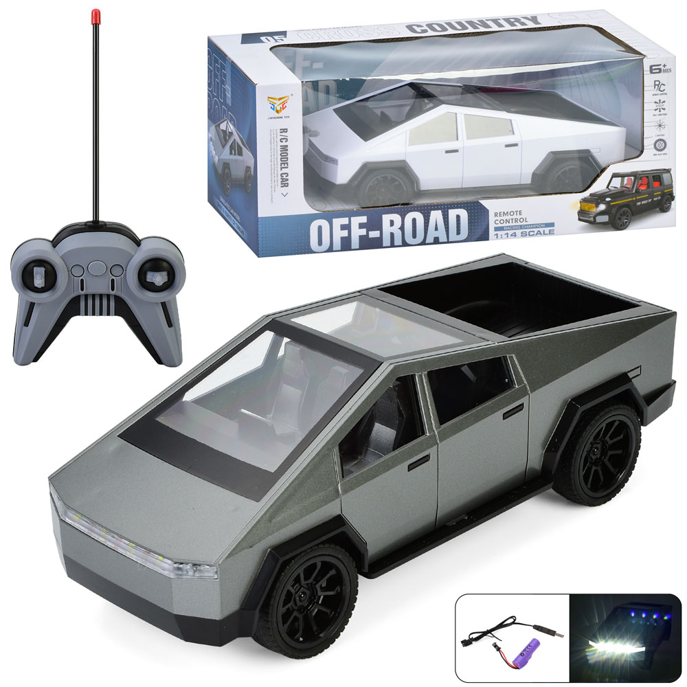 Машина 689S-134A радіо/к, акум,1:14, світло, гумові колеса, USBзарядне, 2 кольори,кор.38-16,5-16см