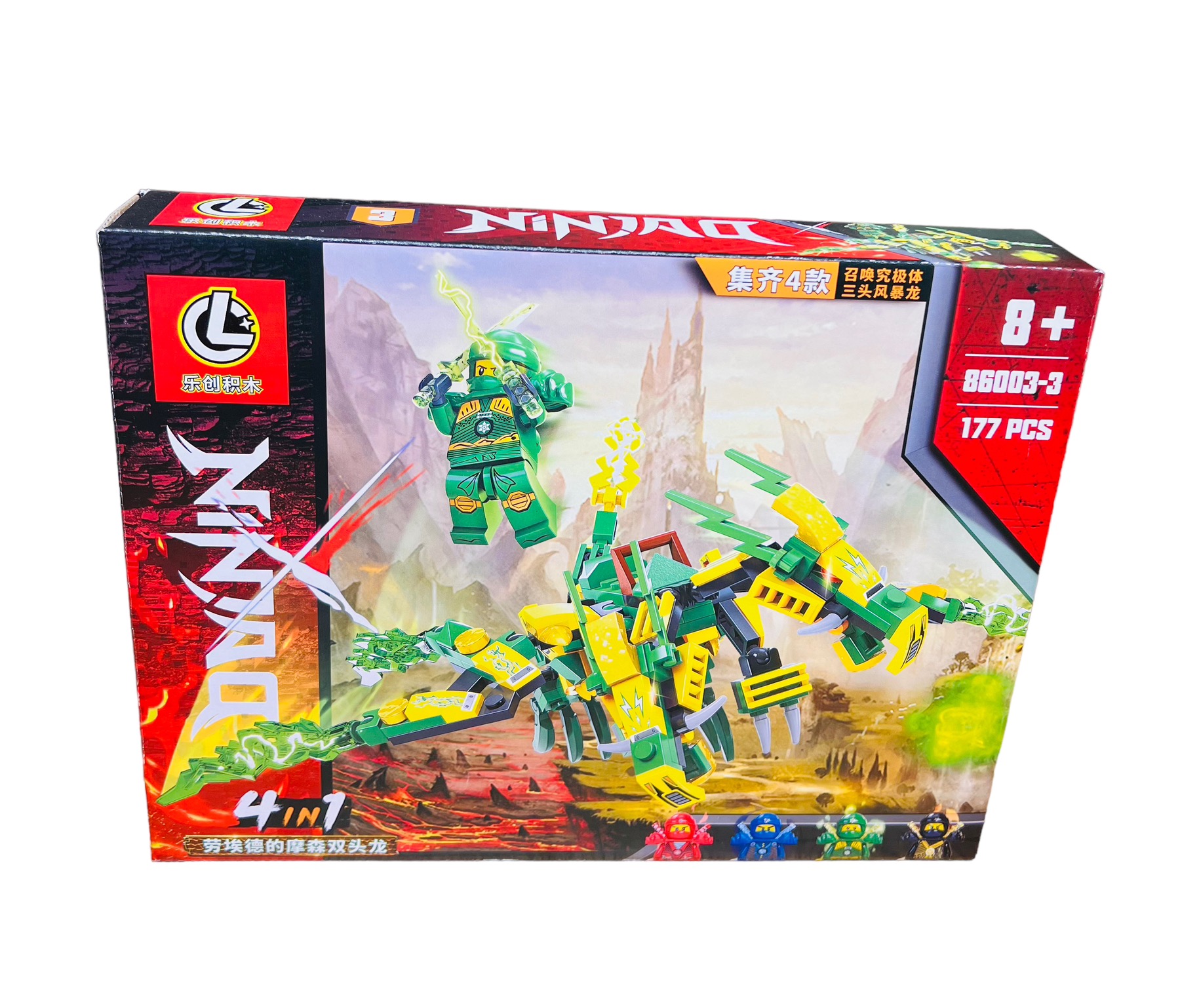 Конструктор 86003 Ніндзяго 177-181 елементів, в коробці