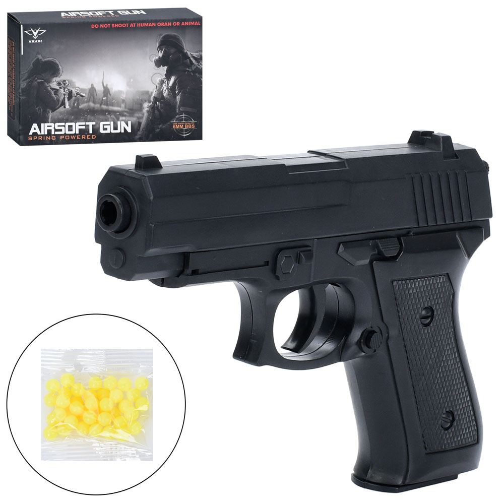 Пістолет 1918  пластикові кулі, кор., 18-12,5-3,5 см.