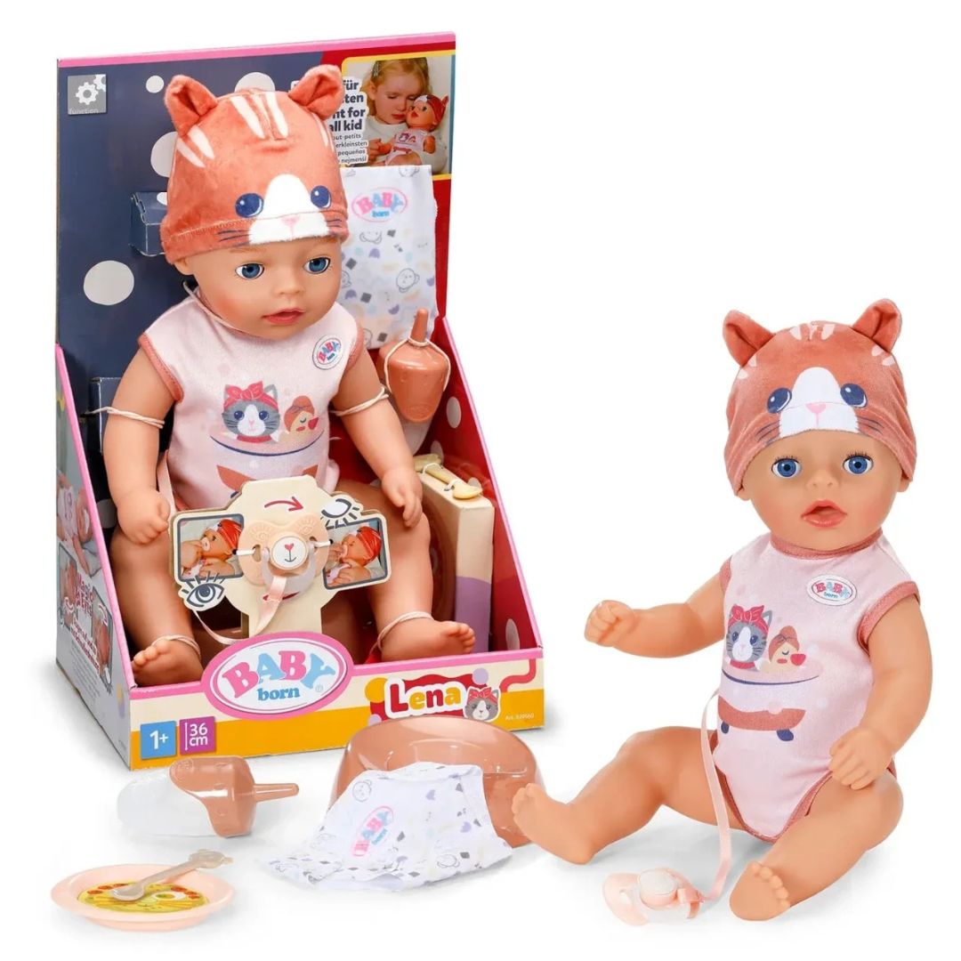 Лялька BABY BORN – ЛЕНА У КОСТЮМІ КОТИКА (36 см, з аксес.)
