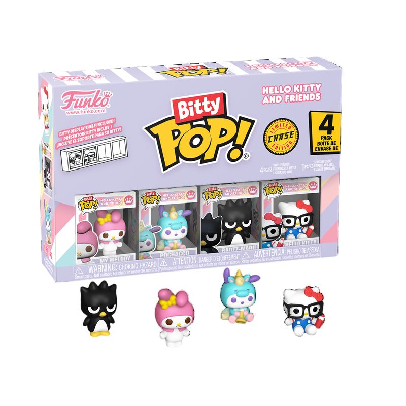 Набір ігрових фігурок BITTY POP! серії "Sanrio" - МОЯ МЕЛОДІ (4 фігурки в ас.)