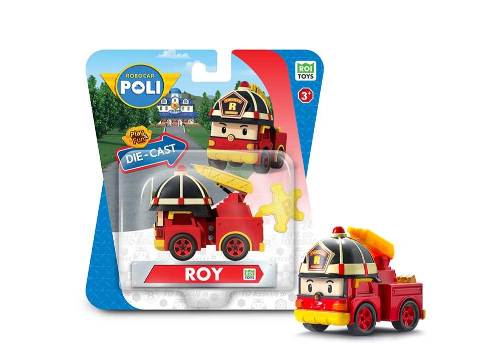 Металева колекційна машинка Робокар Рой DIE CAST