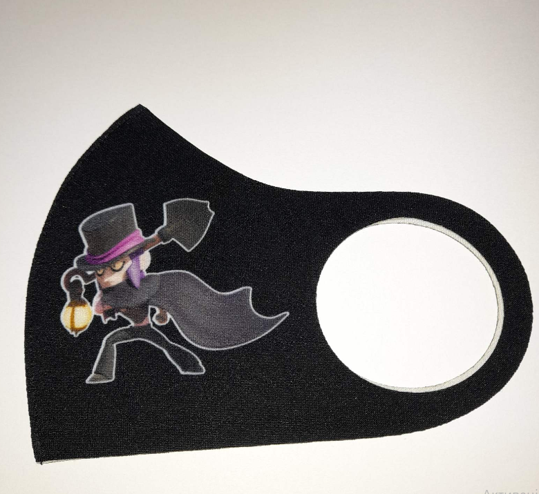 Маска Pitta Print S Brawl Stars Мортис Black																						