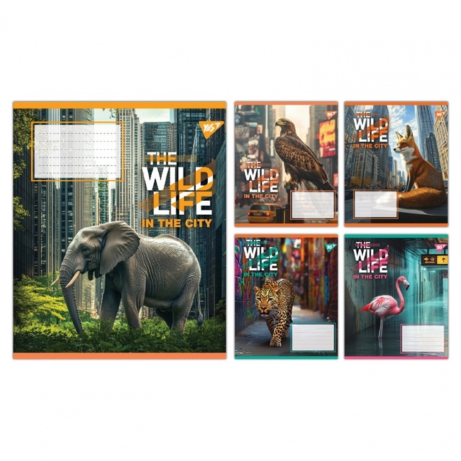 А5/48 кл. Yes The wild in the city, зошит учнівський загальний