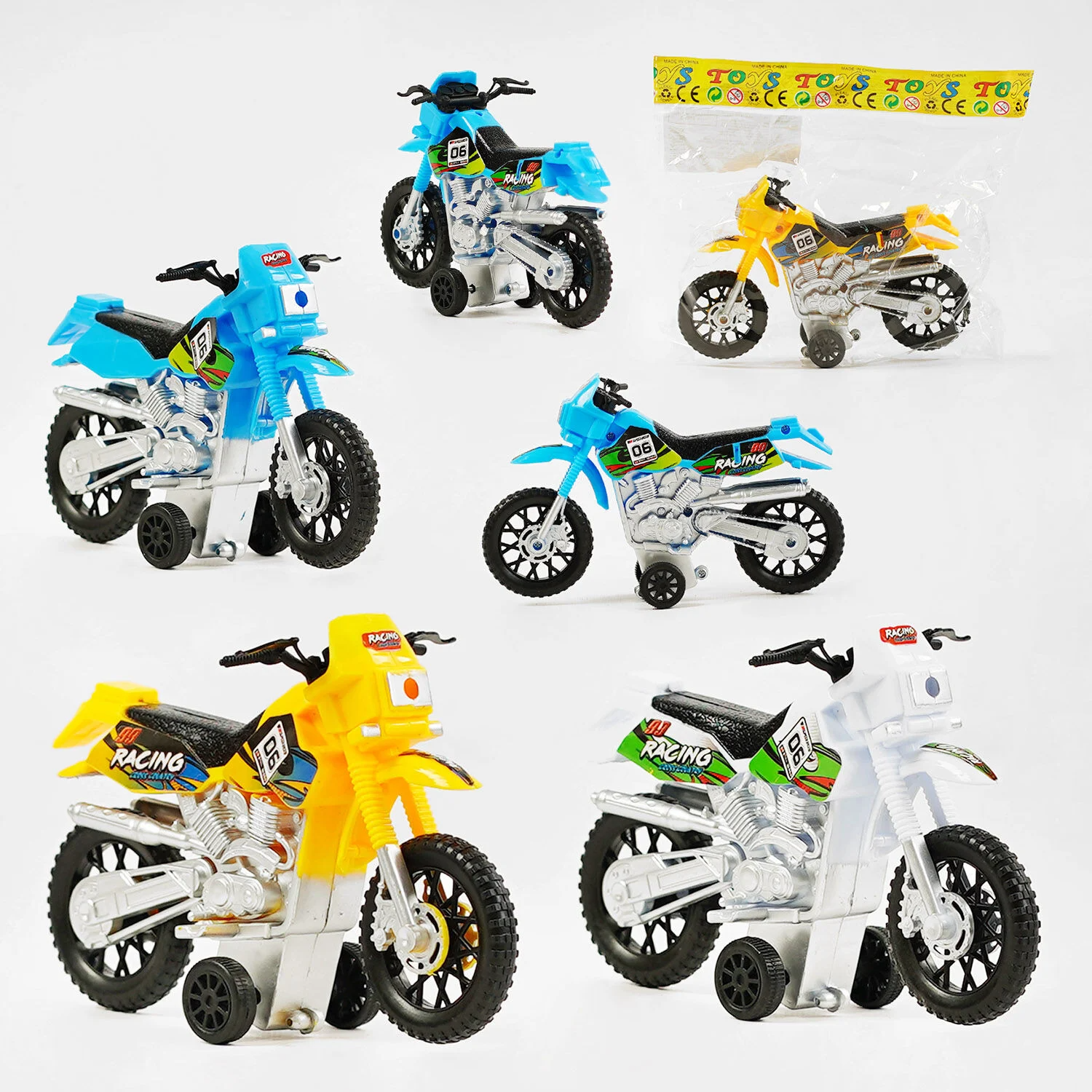 Мотоцикл 9969-3 (360/2) 3 кольори, інерційний механізм, в пакеті, ВИДАЄТЬСЯ ТІЛЬКИ МІКС ВИДІВ