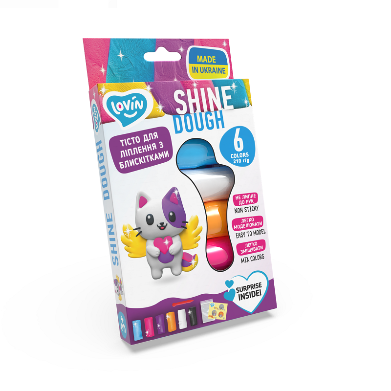 6 кольорів Shine TM Lovin Набір для ліплення з тістом