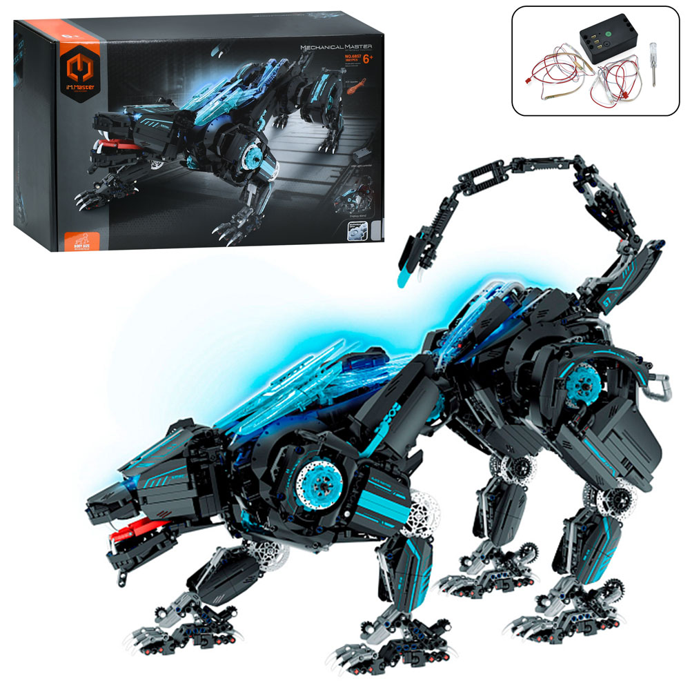 Конструктор 6857 пантера, 3821 дет., світло, бат., кор., 48-30,5-17,5 см.