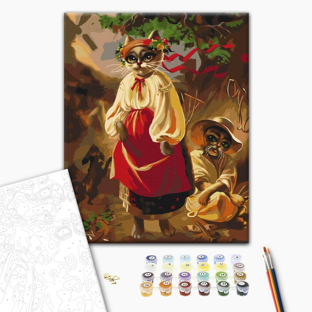 Картина за номерами: Котерина ©Маріанна Пащук 40х50