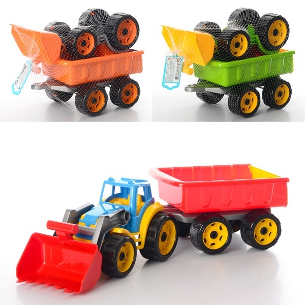 Іграшка "Трактор з ковшем і причепом ТехноК", арт. 3688