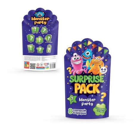 Набір сюрпризів "Surprise pack.Monster party" VT 8080-03 (10) "Vladi Toys"