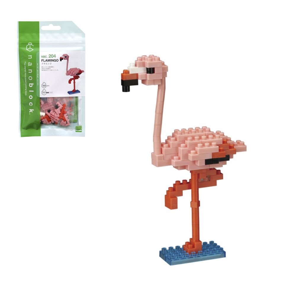 Рожеве фламінго. Ігровий набір ТМ Nаnoblock