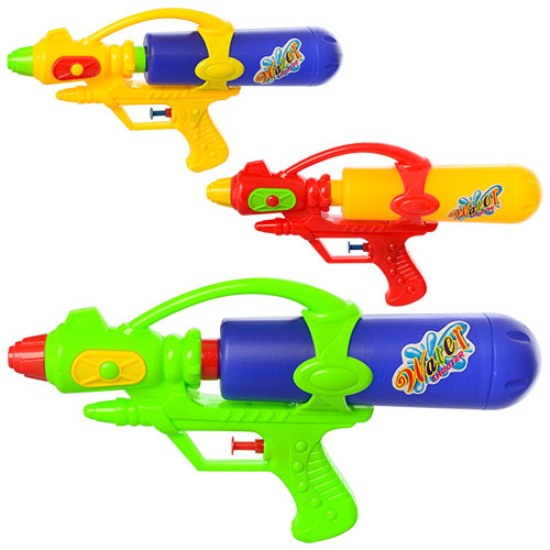 Водяний пістолет M 3058 розмір середній, 3 кольори, кул., 28-15-5 см.
