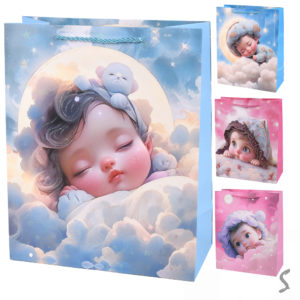 Пакет подарунковий паперовий M "Angel 3D" 26*32*12см R96952-M