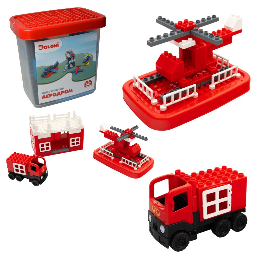 Конструктор "АЕРОДРОМ" 162 детал. 013888/09 в пластик. боксі