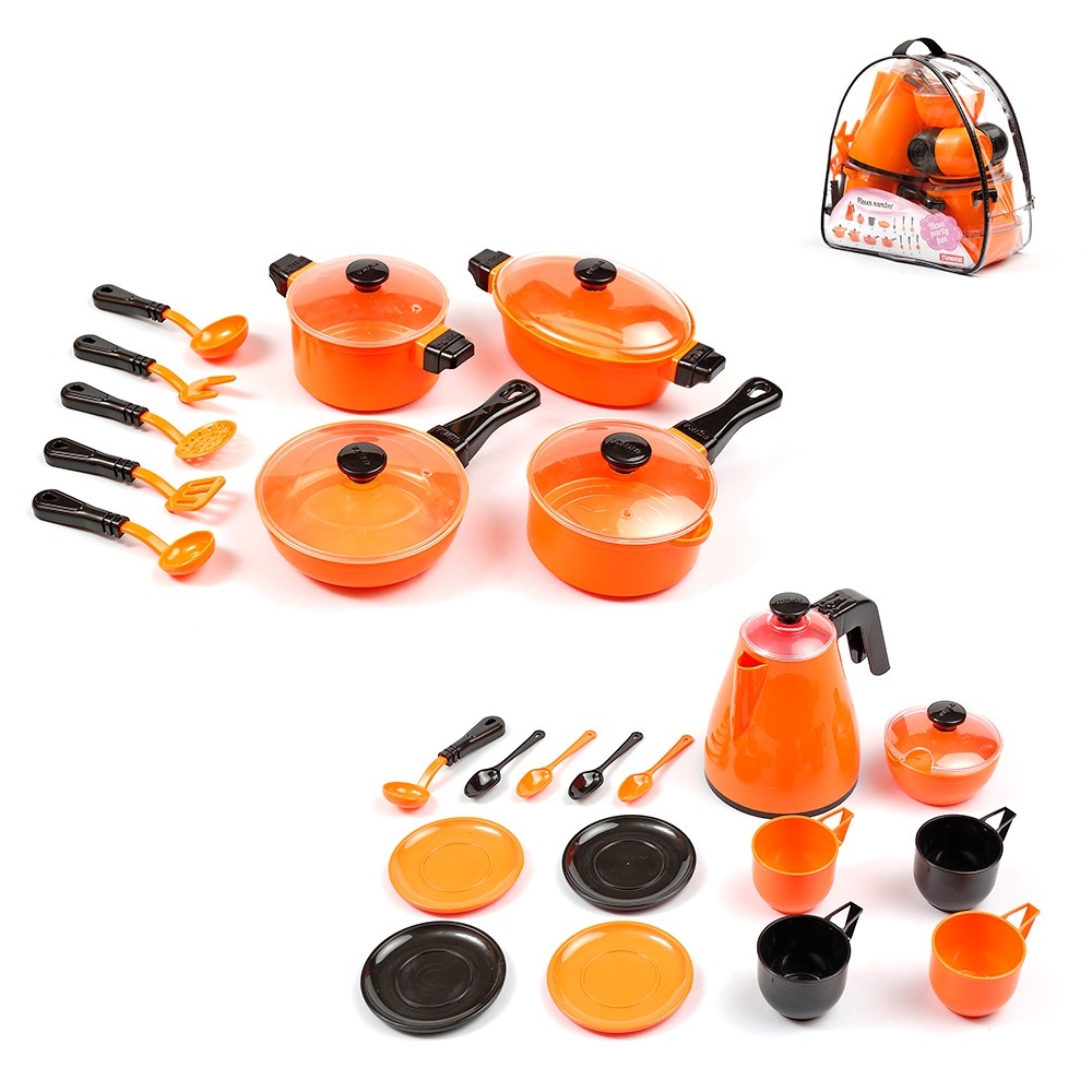 Набір посуду “Cooking Set” (23 pcs) помаранчева кульок