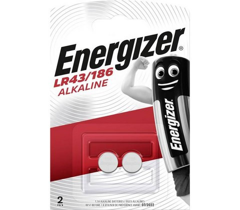 Батарейка ENERGIZER LR43/186 ZM Alkaline уп. 2шт.