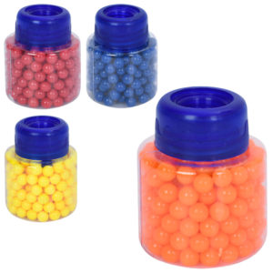 Кулі SQT-047 (480шт) пластик, 4 кольори, в колбі, 5-4-4см