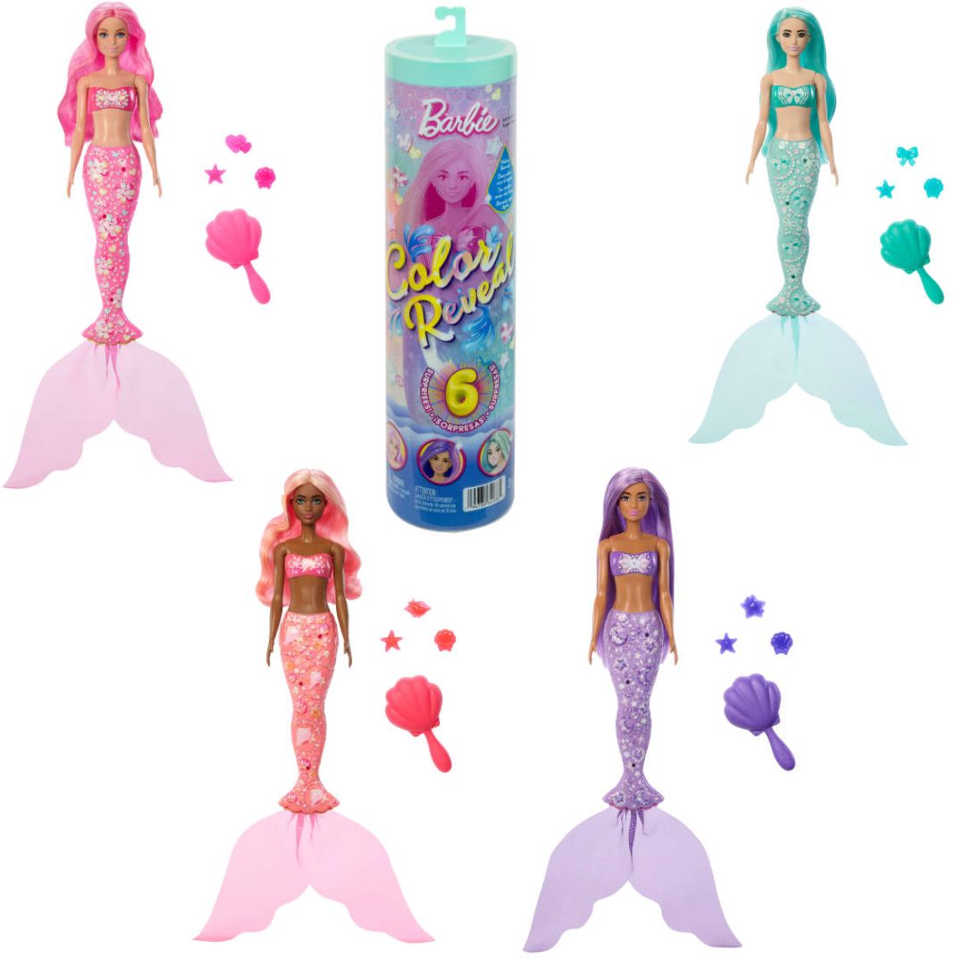 Лялька-русалонька Barbie "Color Reveal" серії "Морські скарби" (сюрприз)