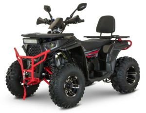 Квадроцикл AFB200L-2-3 бензин.180 см³,2-місний,авт.F/N/R,10″литі кол,пер.та задні гідр.диск.до100кг