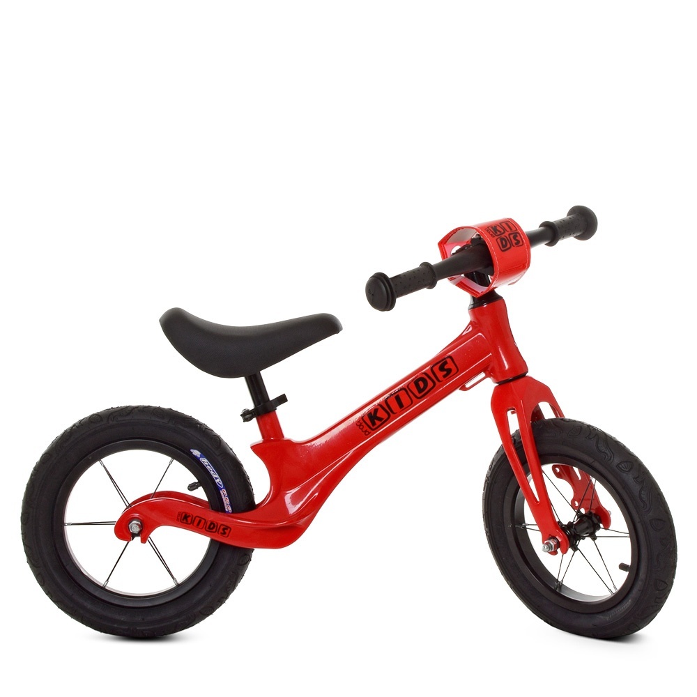 Біговел дитячий PROFI KIDS 12 д. SMG1205A-2 кол. гума, алюм.обід, магн. рама, вилка, червоний(чорн.)