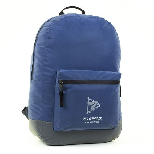 Рюкзак молодіжний YES R-03  "Ray Reflective" чернільній/сірий