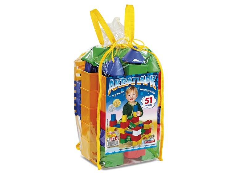 Конструктор дитячий "Аквапарк" (51 дет.)
