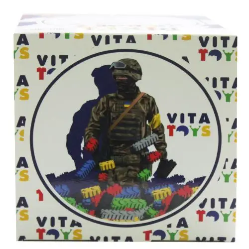 Іграшка-конструктор дитяча "Пікселі" Український захисник (1,5)