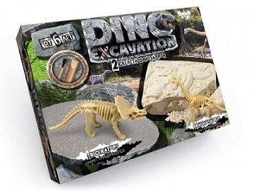 Набір для проведення розкопок "DINO EXCAVATION" динозаври укр