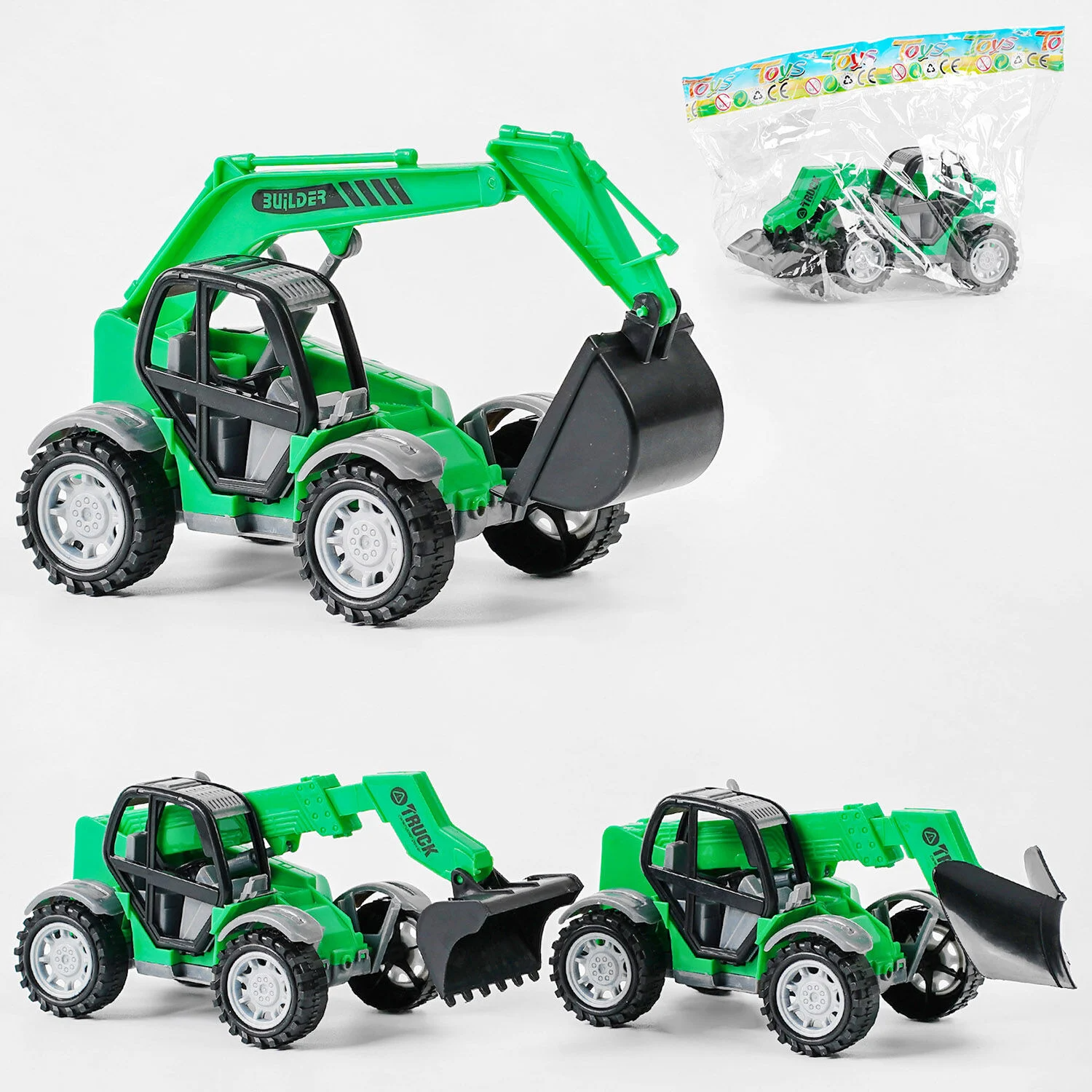 Спецтехніка G 10 (192/2) 3 види, інерція, навісне обладнання, в пакеті