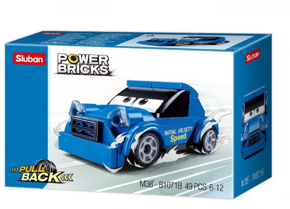 Конструктор SLUBAN M38-B1071B "Power Bricks": Машинка, 49 дет.