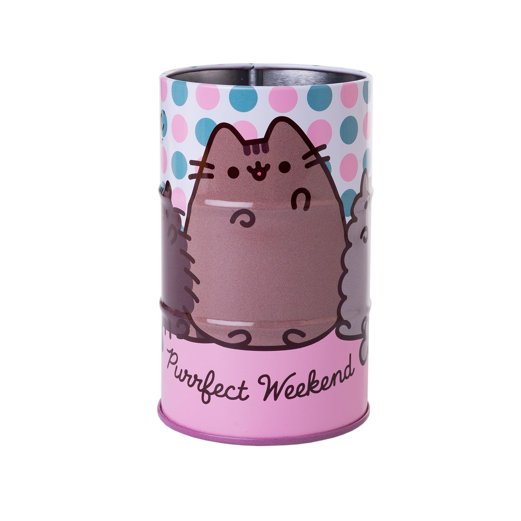Стакан-підставка бочка Yes "Pusheen" метал