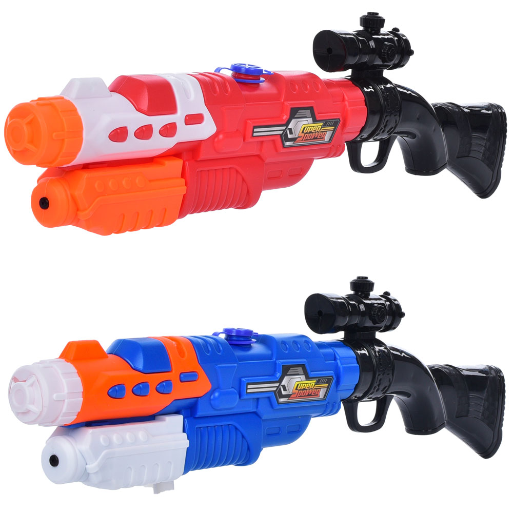 Водяний бластер MR 0964 помпа, розмір великий, 2 кольори, кул., 68-19-5 см.