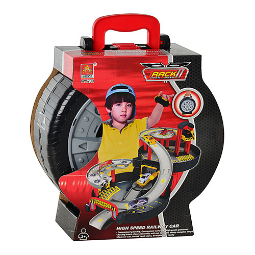 Трек WY 200 транспорт мет., 3 шт., валіза у вигляді колеса, 31-20-11 см.