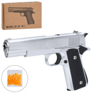 Пістолет 1911A  пластикові кулі, в кор-ці, 25,5-17-4см