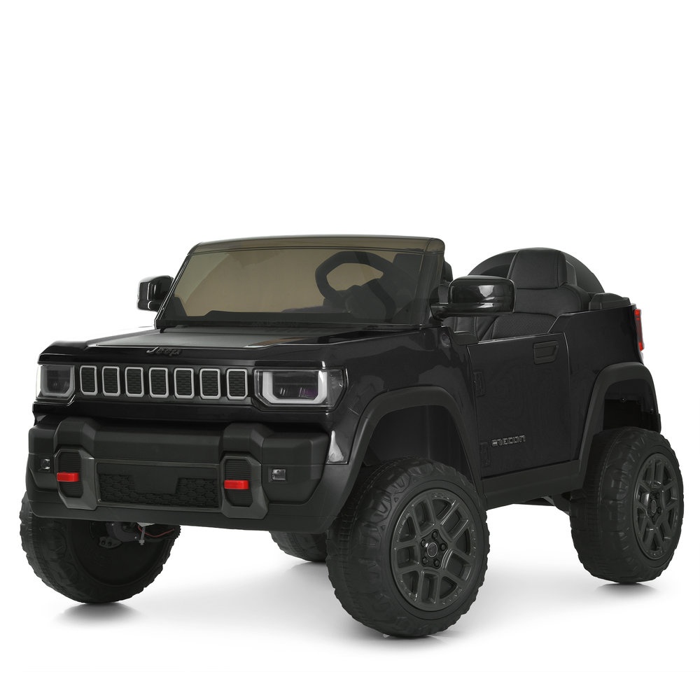 Джип JJ2500EBLR-2(24V) радіокер. 2,4G, 2*25W/2*45W, 1*24V7AH, EVA, шкіра, TF, чорний
