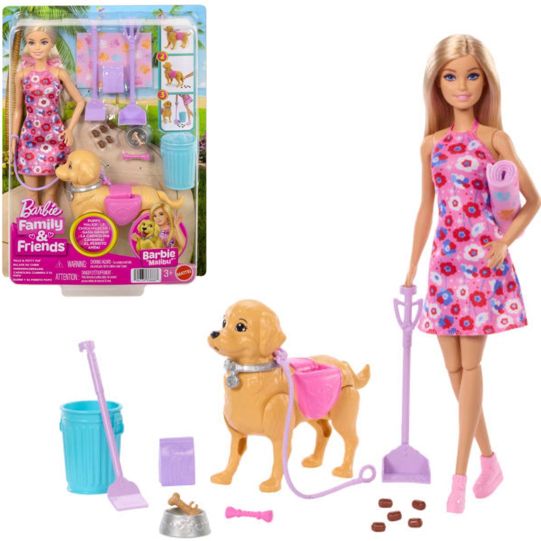 Набір Barbie "Прогулянка з песиком"