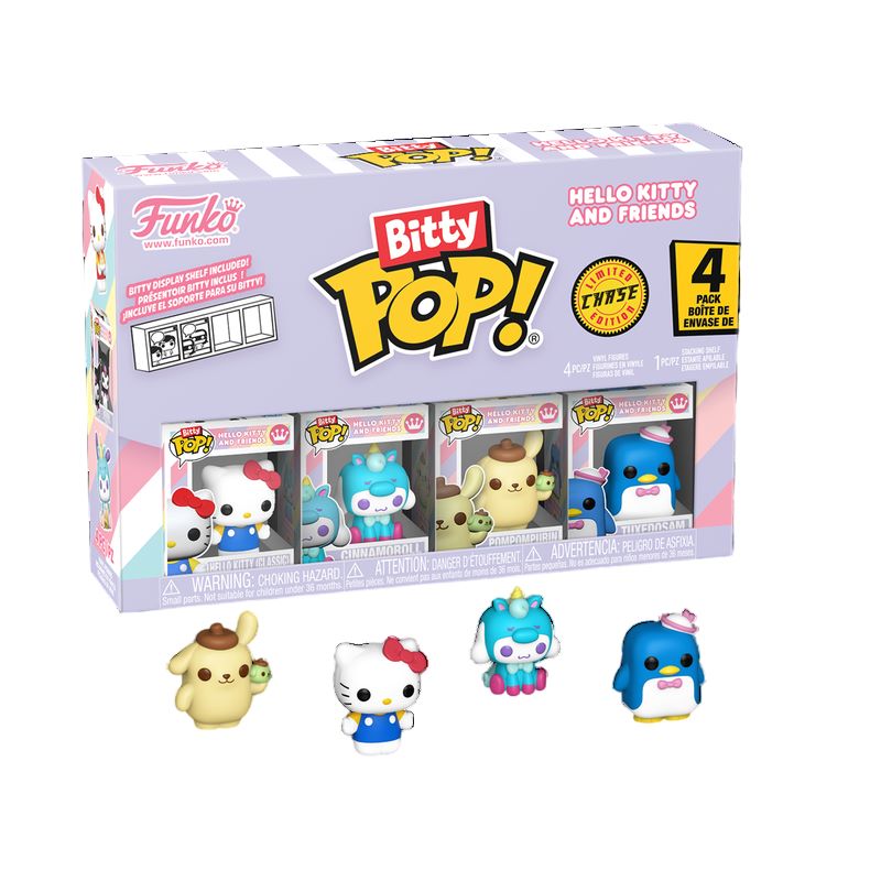 Набір ігрових фігурок BITTY POP! серії "Sanrio" - ХЕЛОУ КІТТІ (4 фігурки в ас.)