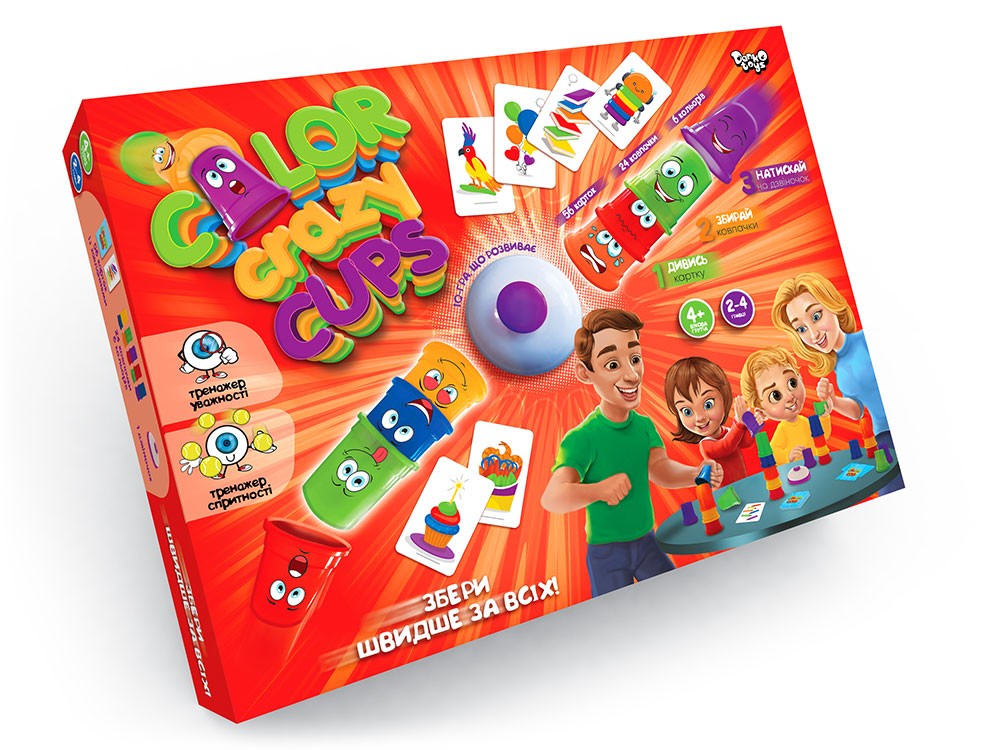 Настільна розважальна гра "Color Crazy Cups" укр (5)