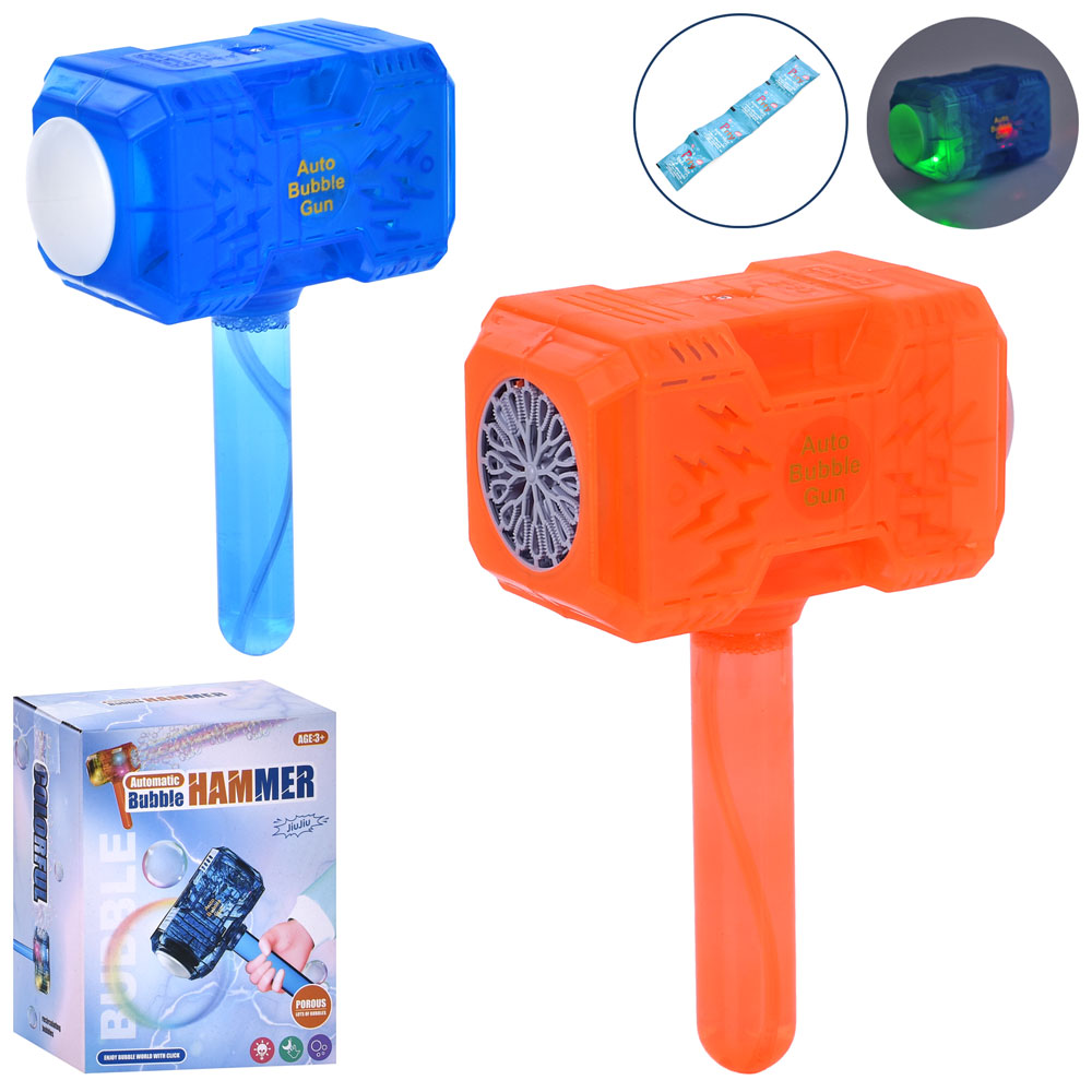 Мильна Гра 777-86A пискавка, запаска, концентрат 4 шт., 2 кольори, світло, кор., 11-13,5-7,5 см.