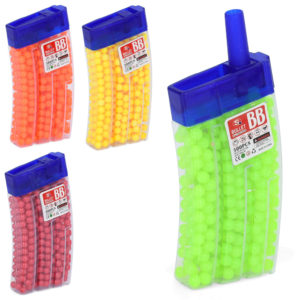 Кулі 1577-047  пластик, 4 кольори, в колбі, 6-11-2см