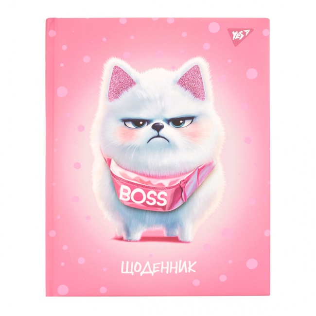 Щоденник шкільний YES твердий Boss, А5, 40 аркушів