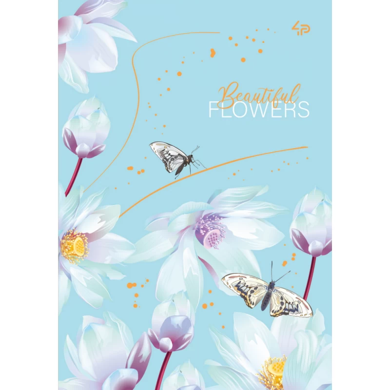 Блокнот TM 4Profi "Spring flowers" lotus, А5