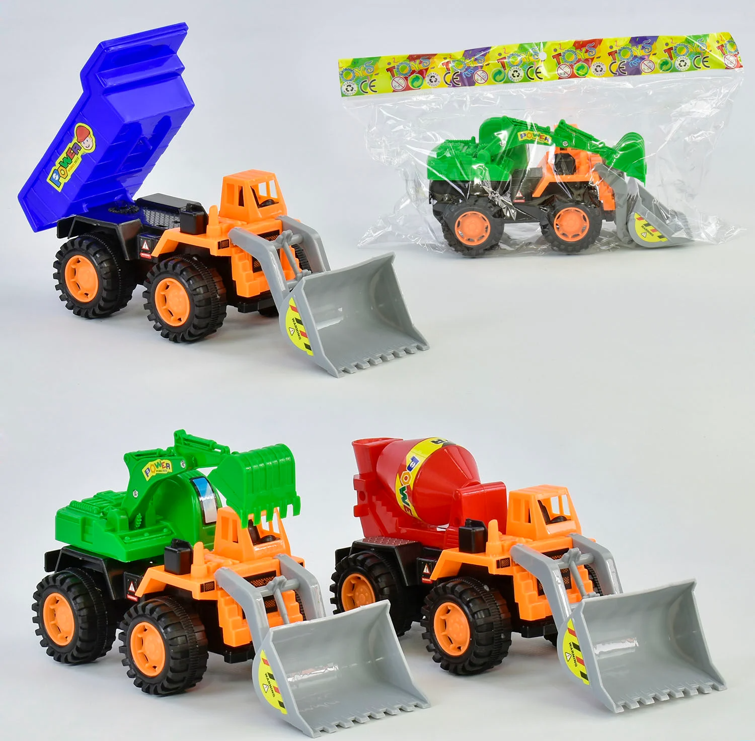 Машинка спецтехніка 737 (240/2) інерційна, 3 види, 1шт у пакеті, ВИДАЄТЬСЯ ТІЛЬКИ МІКС ВИДІВ