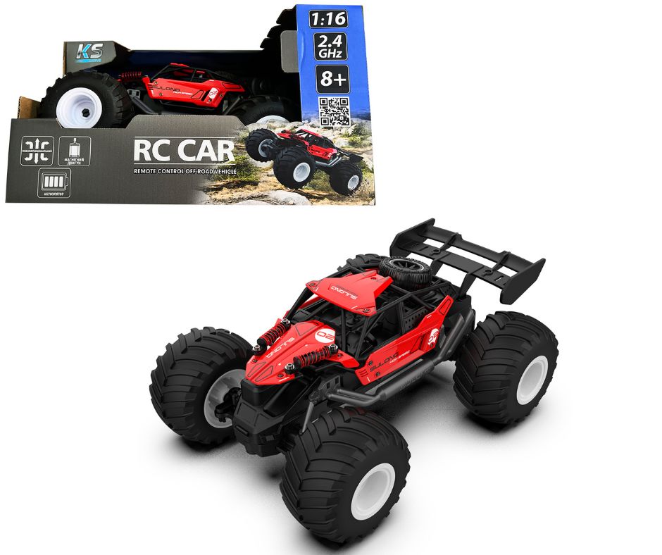 Автомобіль OFF-ROAD на р/к – STRONG POWER (червоний, 1:16, 2.4 ГГц, акум. 3,7 V)