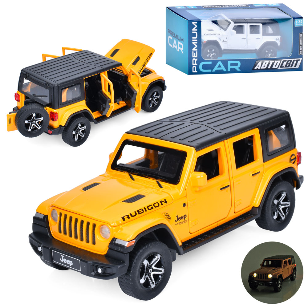Джип AP-2080 АвтоСвіт,1:32,мет.,інерц.,відчин.двері/капот/багаж.,2кольори,муз.,світло,бат.(таб),кор.