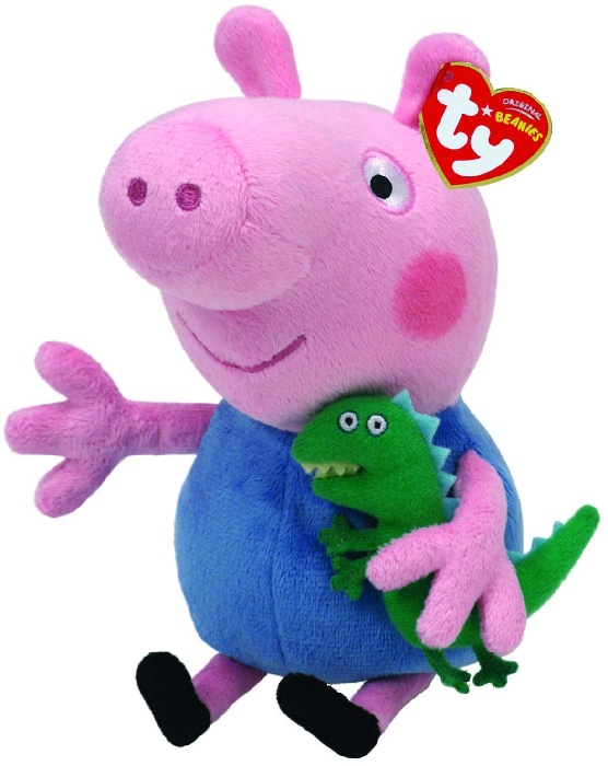 Дитяча іграшка м’яконабивна TY Peppa Pig "Джордж" 15 см, арт. 46130