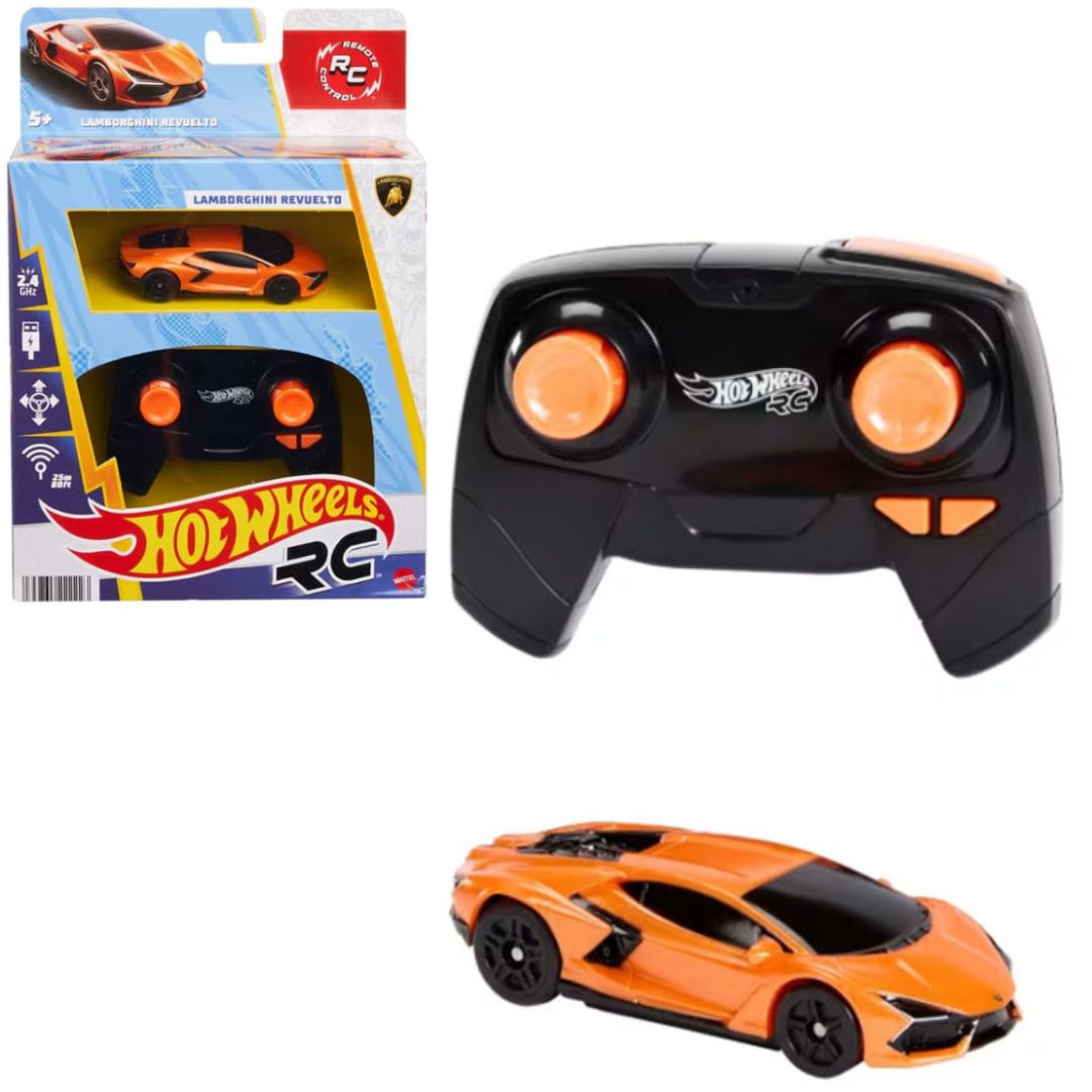 Машинка 1:64 на радіокеруванні «Lamborghini Revuelto» HOT WHEELS®