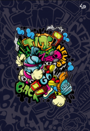 Блокнот TM 4Profi "Graffiti" comics, A5