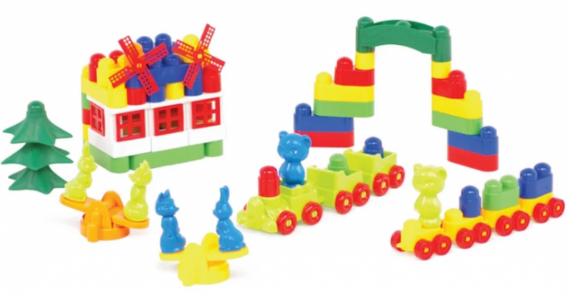 Конструктор "Майстер-Блок" №6 (113 деталей), пак. пвх 1-028 