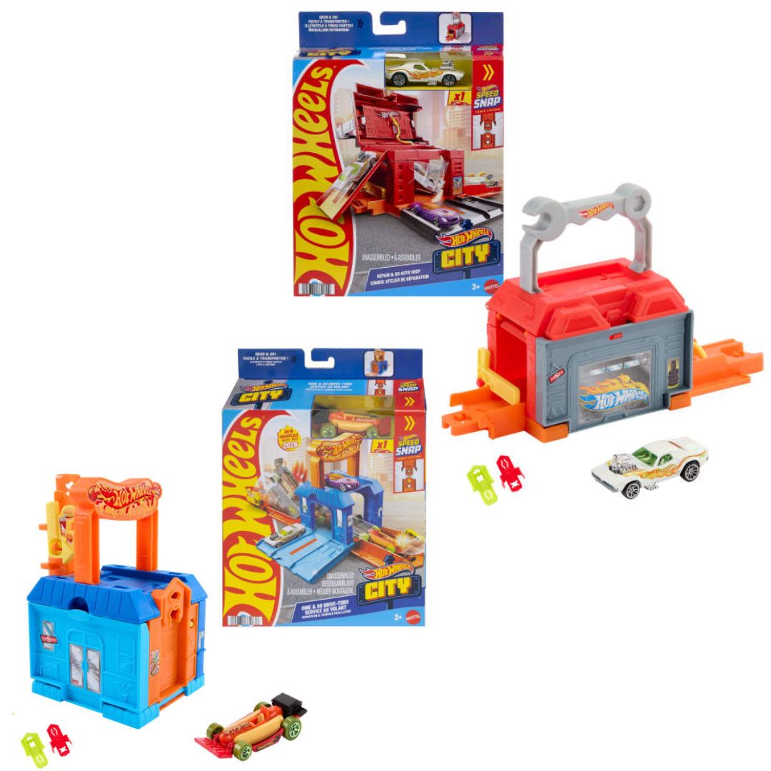 Набір "Грай і мчи" Hot Wheels (в ас.)